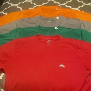 Bundle of 4 Adidas climalite t-shirts